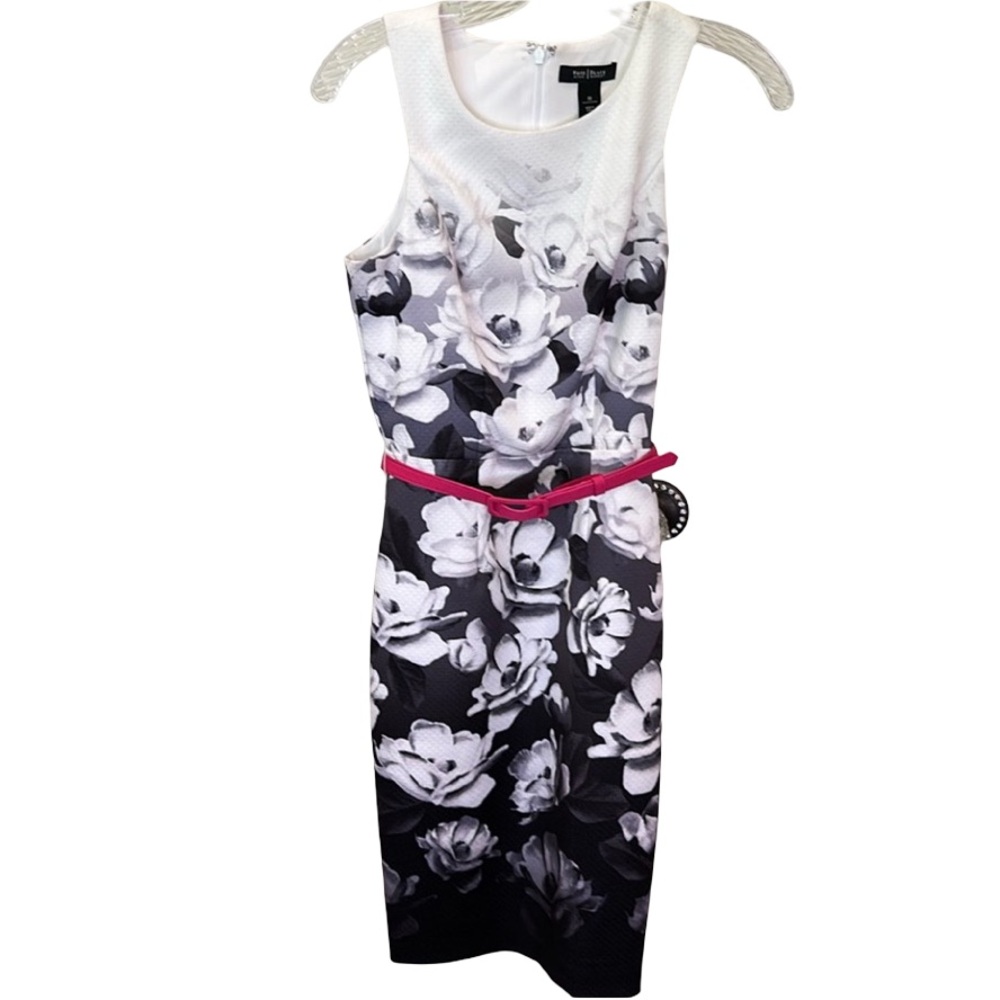 Beautiful WHBM dress with magnolias